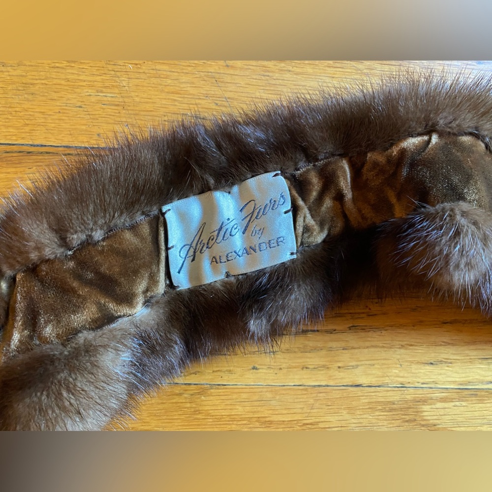 Vintage Arctic Furs by Alexander scarf